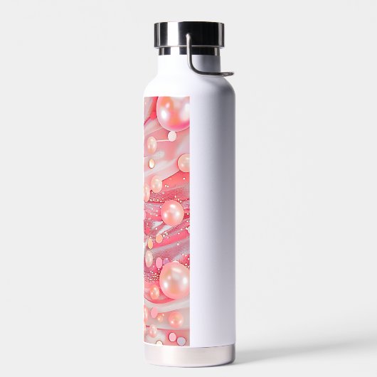 Pastel Kleur Glitter Pearl Print Waterfles (Links)