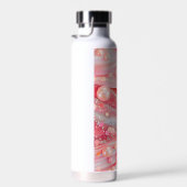 Pastel Kleur Glitter Pearl Print Waterfles (Rechts)