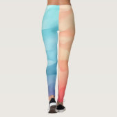 Pastel kleur leggings (Achterkant)