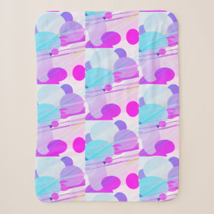 Pastel Kleur Ronde Ovale Vorm Gooi Deken