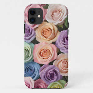Pastel kleur rozen Case-Mate iPhone case