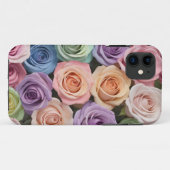 Pastel kleur rozen Case-Mate iPhone case (Achterkant (horizontaal))