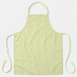 Pastel Kleur Stippen En taps toelopende Lijnen Pat Schort