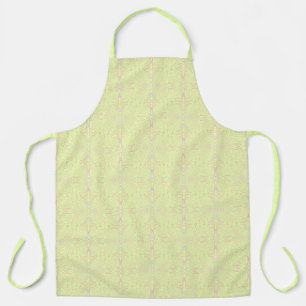 Pastel Kleur Stippen En taps toelopende Lijnen Pat Schort