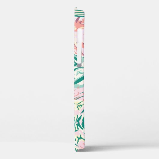 Pastel Kleur Tijger Art Patroon Case-Mate iPhone Case (Achterkant / Links)