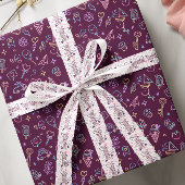 Pastel kleur vlinders aangepaste naam satijnen lint