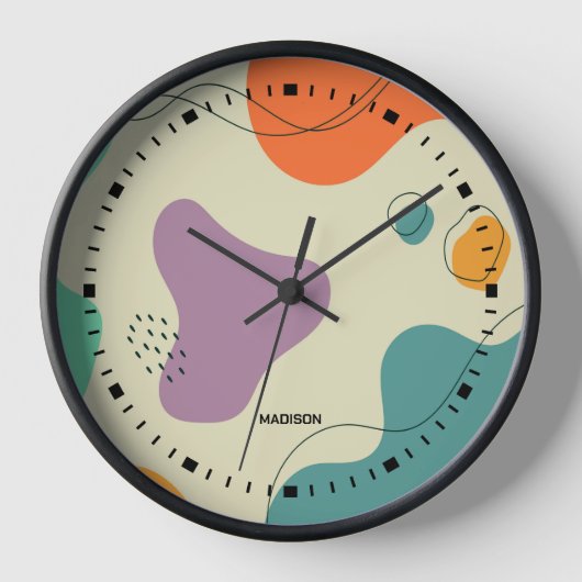 Pastel kleuren abstracte vormen moderne achtergron (Voorkant)