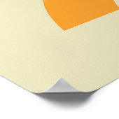 Pastel kleuren abstracte vormen moderne achtergron poster (Hoek)