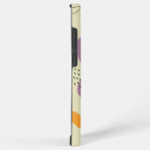 Pastel kleuren abstracte vormen moderne achtergron samsung galaxy hoesje (Rechterkant)