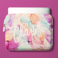 Pastel Kleuren Alcohol Inkt Vlek Patroon