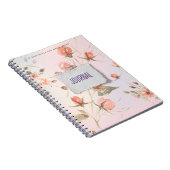 Pastel kleuren Bloom waar je geplant bent Notitieboek (Rechterzijde)