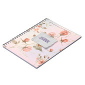 Pastel kleuren Bloom waar je geplant bent Notitieboek (Linkerzijde)