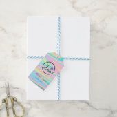 pastel kleuren boutique product gift labels cadeaulabel (Met Touw)