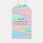 pastel kleuren boutique product gift labels cadeaulabel (Achterkant)