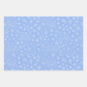 Pastel kleuren Doodle kerstpatroon Inpakpapier Vel (Voorkant 2)