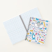 Pastel kleuren, eenvoudige illustratieve stijl notitieboek (Binnen)