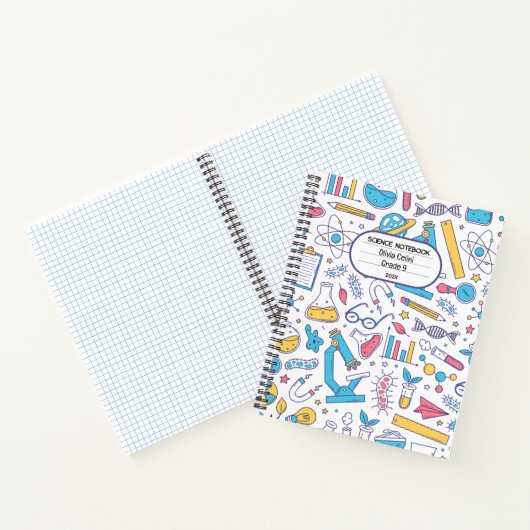 Pastel kleuren, eenvoudige illustratieve stijl notitieboek (Binnen)