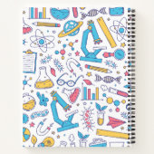 Pastel kleuren, eenvoudige illustratieve stijl notitieboek (Achterkant)