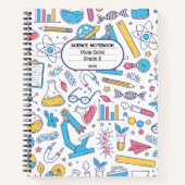 Pastel kleuren, eenvoudige illustratieve stijl notitieboek (Voorkant)