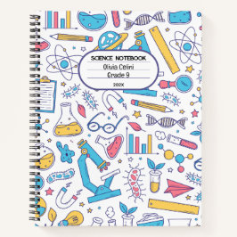 Pastel kleuren, eenvoudige illustratieve stijl notitieboek