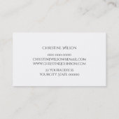 Pastel Kleuren Haarstylist Butterfly logo Visitekaartje (Achterkant)