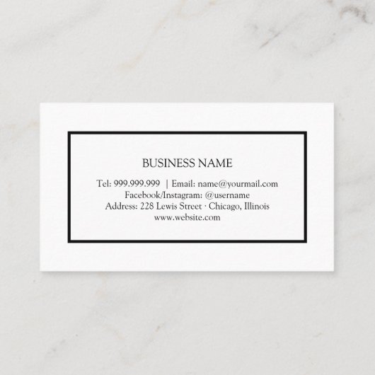 Pastel kleuren holografische elegante loyaliteit visitekaartje (Achterkant)