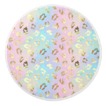 Pastel Kleuren Luipaard Skin Sjaal