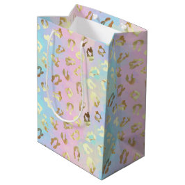 Pastel Kleuren Luipaard Skin Sjaal Medium Cadeauzakje