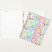 Pastel Kleuren Luipaard Skin Sjaal Planner (Display)