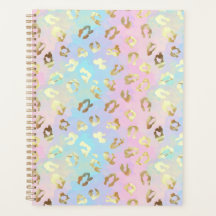 Pastel Kleuren Luipaard Skin Sjaal