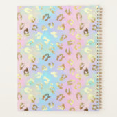 Pastel Kleuren Luipaard Skin Sjaal Planner (Achterkant)