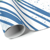 Pastel kleuren Modern geometrisch patroon Cadeaupapier (Rol Hoek)