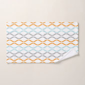 Pastel Kleuren Moderne Geometrische lijnen Bad Handdoek (Handdoek)