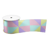Pastel kleuren & paarse harten kloppen satijnen lint (Spoel)