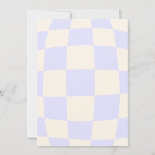 Pastel Kleuren Retro Groovy baby shower Kaart (Achterkant)