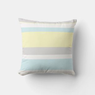 Pastel Kleuren Strepen Sierkussen
