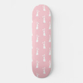 Pastel Kleurenbundel Patroonroze achtergrond Persoonlijk Skateboard (Voorkant)