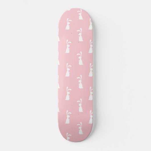 Pastel Kleurenbundel Patroonroze achtergrond Persoonlijk Skateboard (Voorkant)