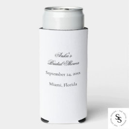 Pastel Kleurige Bloemen Bruidsmeisje Aanzoek Cadea Seltzer Blikjeskoeler