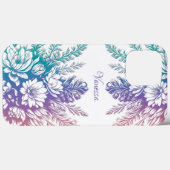 pastel kleurrijk Floral design Case-Mate iPhone Case (Achterkant (horizontaal))