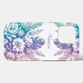 pastel kleurrijk Floral design Case-Mate iPhone Case (Achterkant (horizontaal))