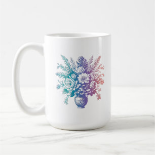 pastel kleurrijk Floral design Koffiemok