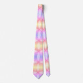 Pastel Kleurrijk Patroon Stropdas (Voorkant)