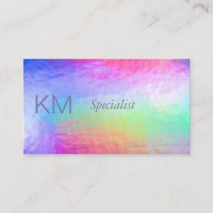 Pastel Kleurrijke Achtergrond Regenboog Stijlvol Visitekaartje