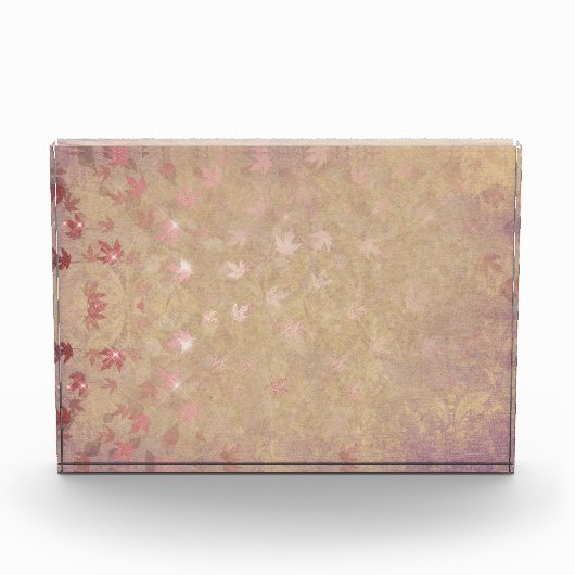 Pastel kleurrijke bladeren fotoblokken (Voorkant)