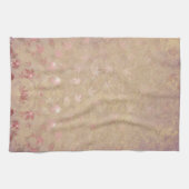 Pastel Kleurrijke bladeren Keukenhanddoek (Horizontaal)