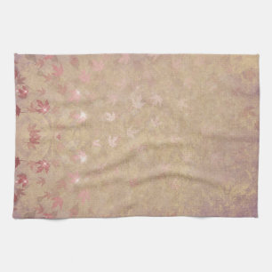 Pastel Kleurrijke bladeren Keukenhanddoek