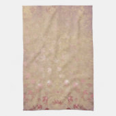 Pastel Kleurrijke bladeren Keukenhanddoek (Verticaal)