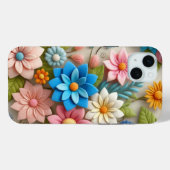 Pastel kleurrijke bloem Case-Mate iPhone case (Achterkant (horizontaal))