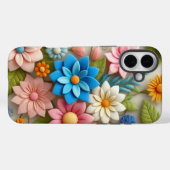 Pastel kleurrijke bloem Case-Mate iPhone case (Achterkant (horizontaal))